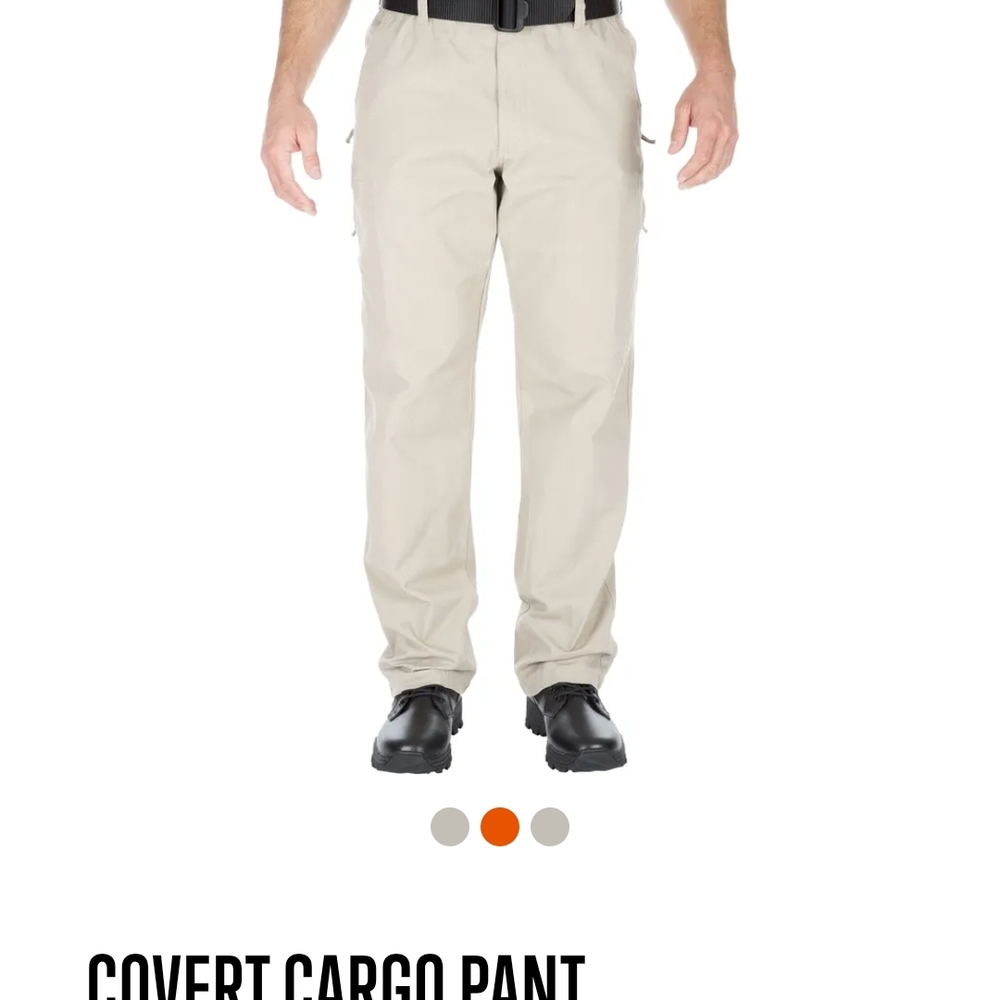 5.11 Tactical Khaki Covert Cargo Pants.